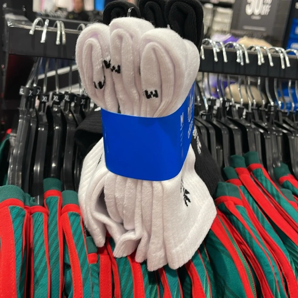Adidas 6 pairs socks set W:5-10; M:5-8